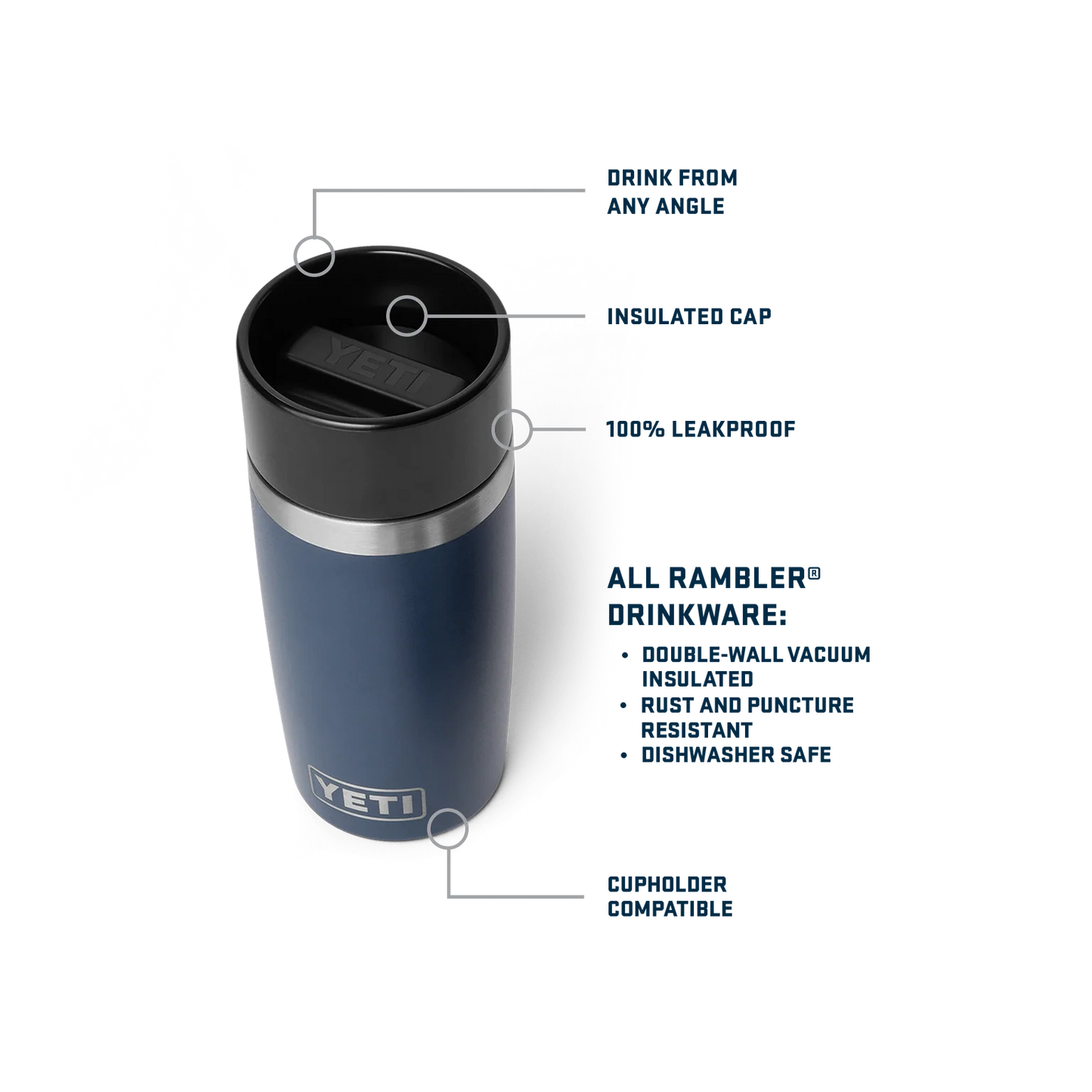 Yeti Rambler 12oz Travel Bottle
