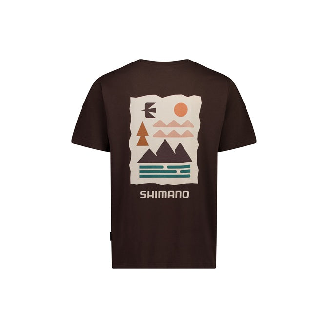 Shimano Coastal Tee Chocolate