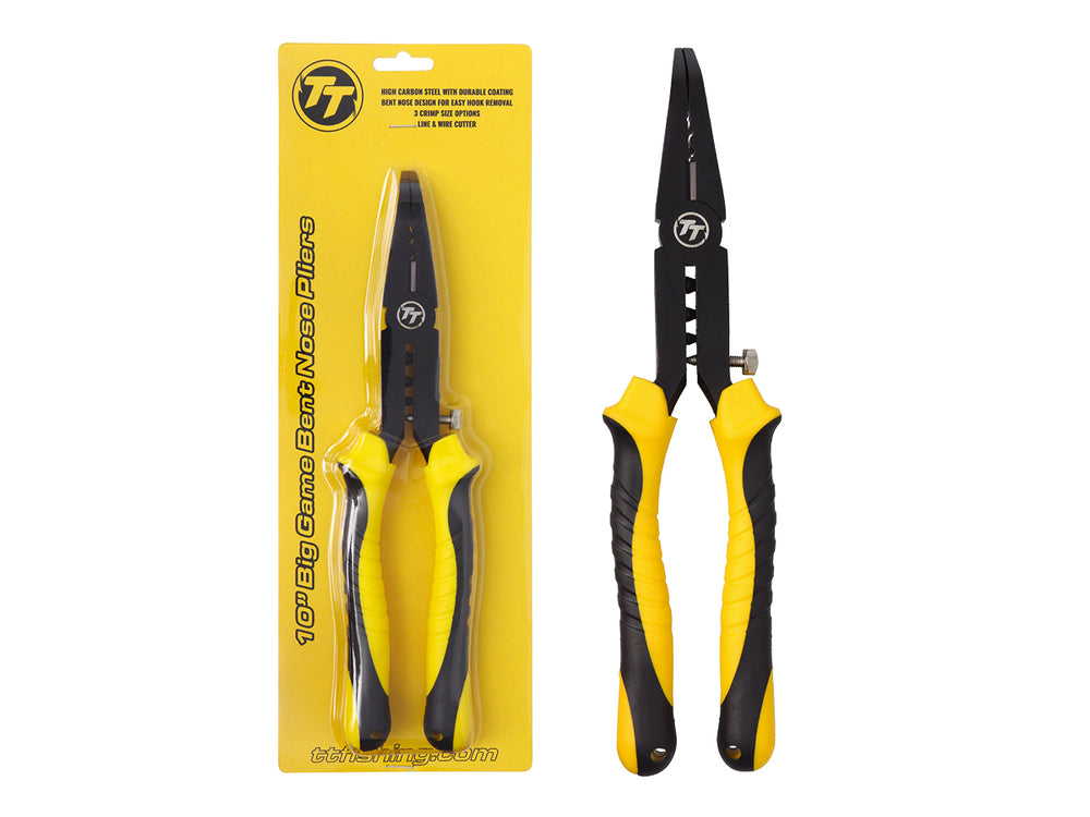 Tackle Tactics Bent Nose Big Game Pliers 10"