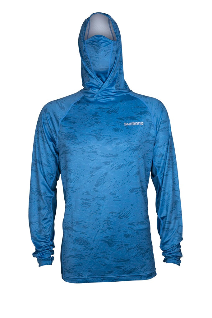 Shimano Wave Dot Camo Tech Tee Hooded