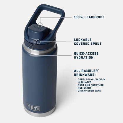 Yeti Rambler 18oz (532ml) with Flip Chug Cap