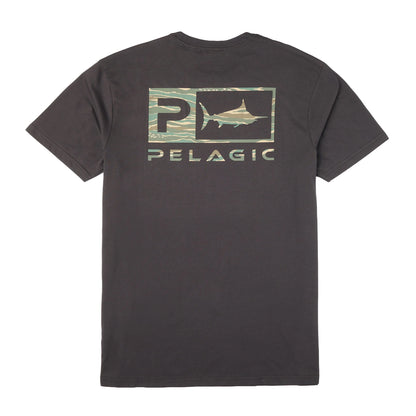 Pelagic Premium Tee Wahoo Icon Graphite