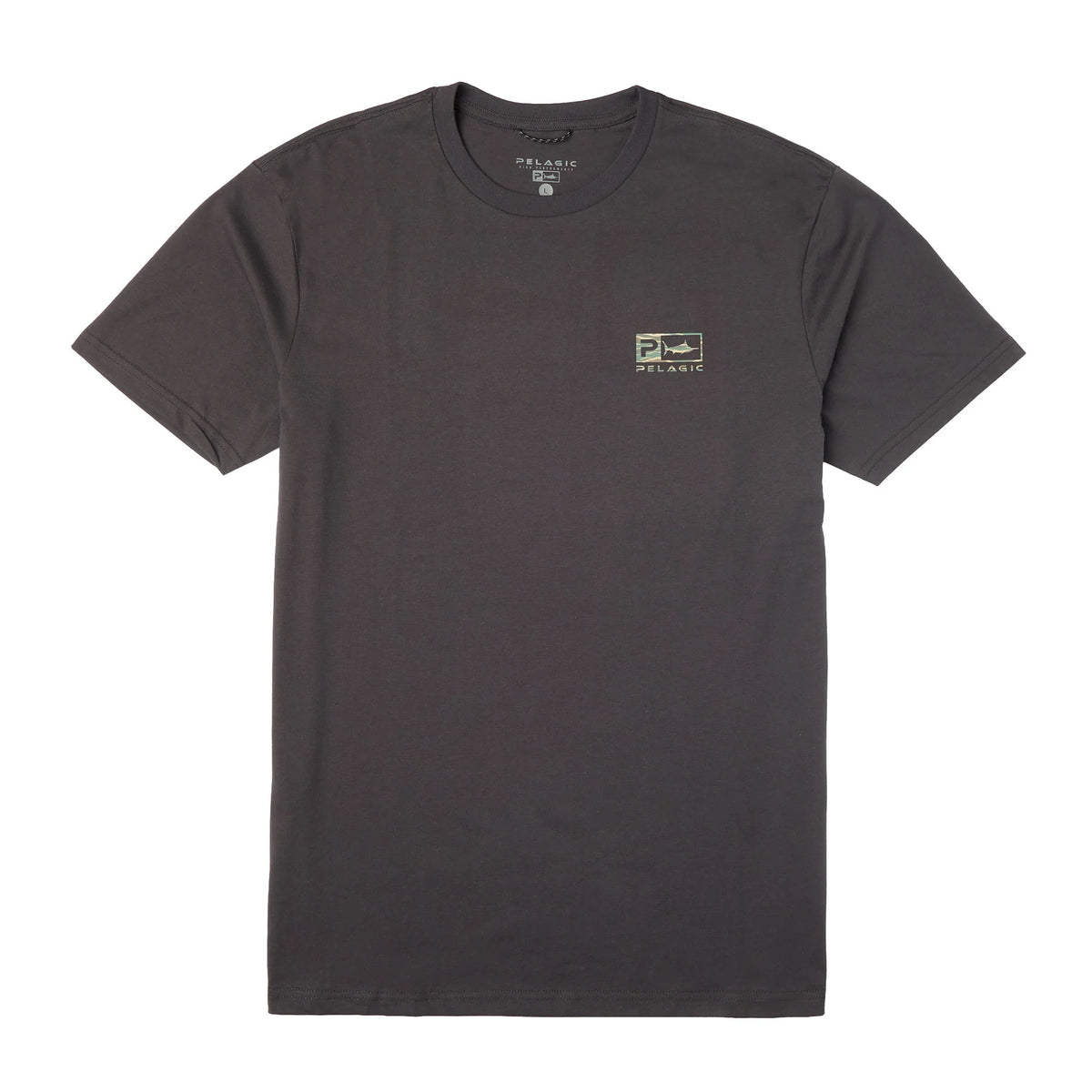 Pelagic Premium Tee Wahoo Icon Graphite