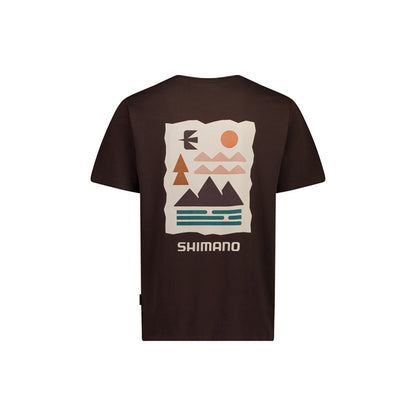 Shimano Coastal Tee Chocolate