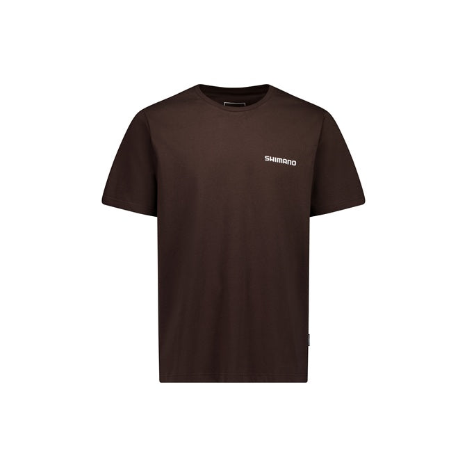 Shimano Coastal Tee Chocolate