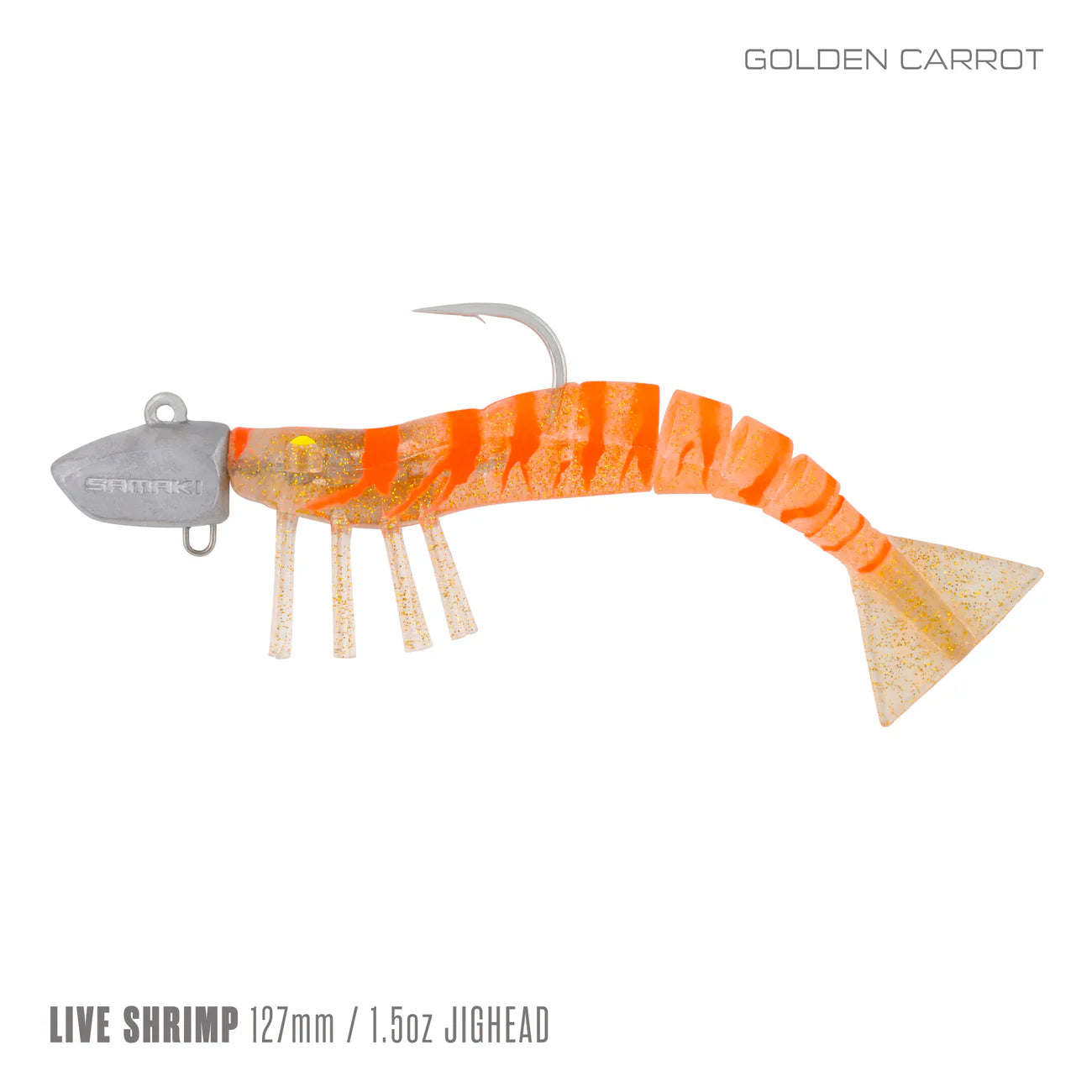 Samaki Live Shrimp 127mm Rigged
