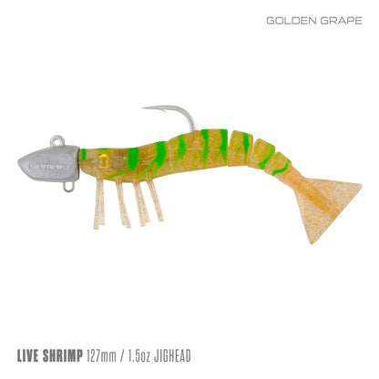 Samaki Live Shrimp 127mm Rigged
