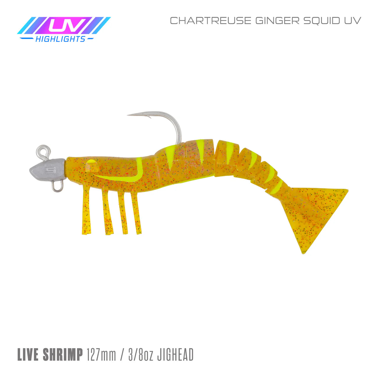 Samaki Live Shrimp 127mm Rigged
