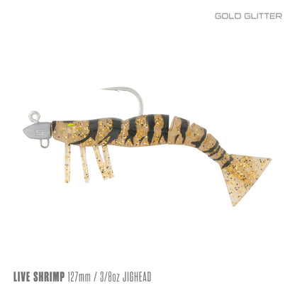 Samaki Live Shrimp 127mm Rigged