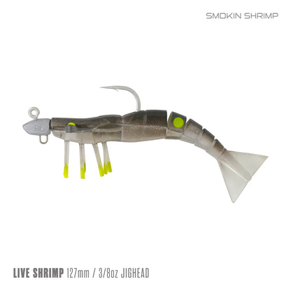 Samaki Live Shrimp 127mm Rigged