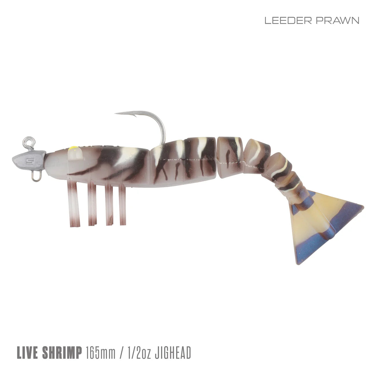 Samaki Live Shrimp 165mm - Weedless and Rigged