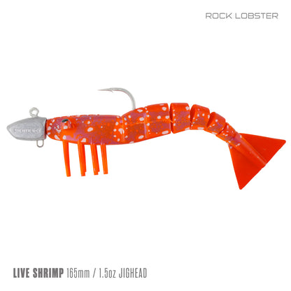Samaki Live Shrimp 165mm - Weedless and Rigged