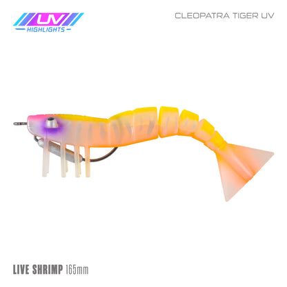 Samaki Live Shrimp 165mm - Weedless and Rigged