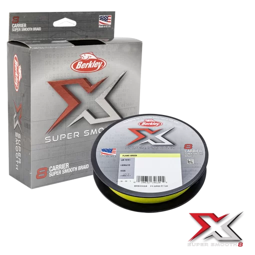 Berkley X Super Smooth 8 Flame Green