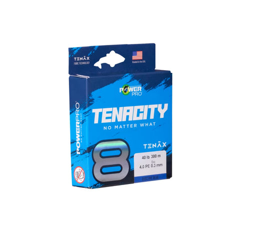 PowerPro Tenacity braided fishing line packaging