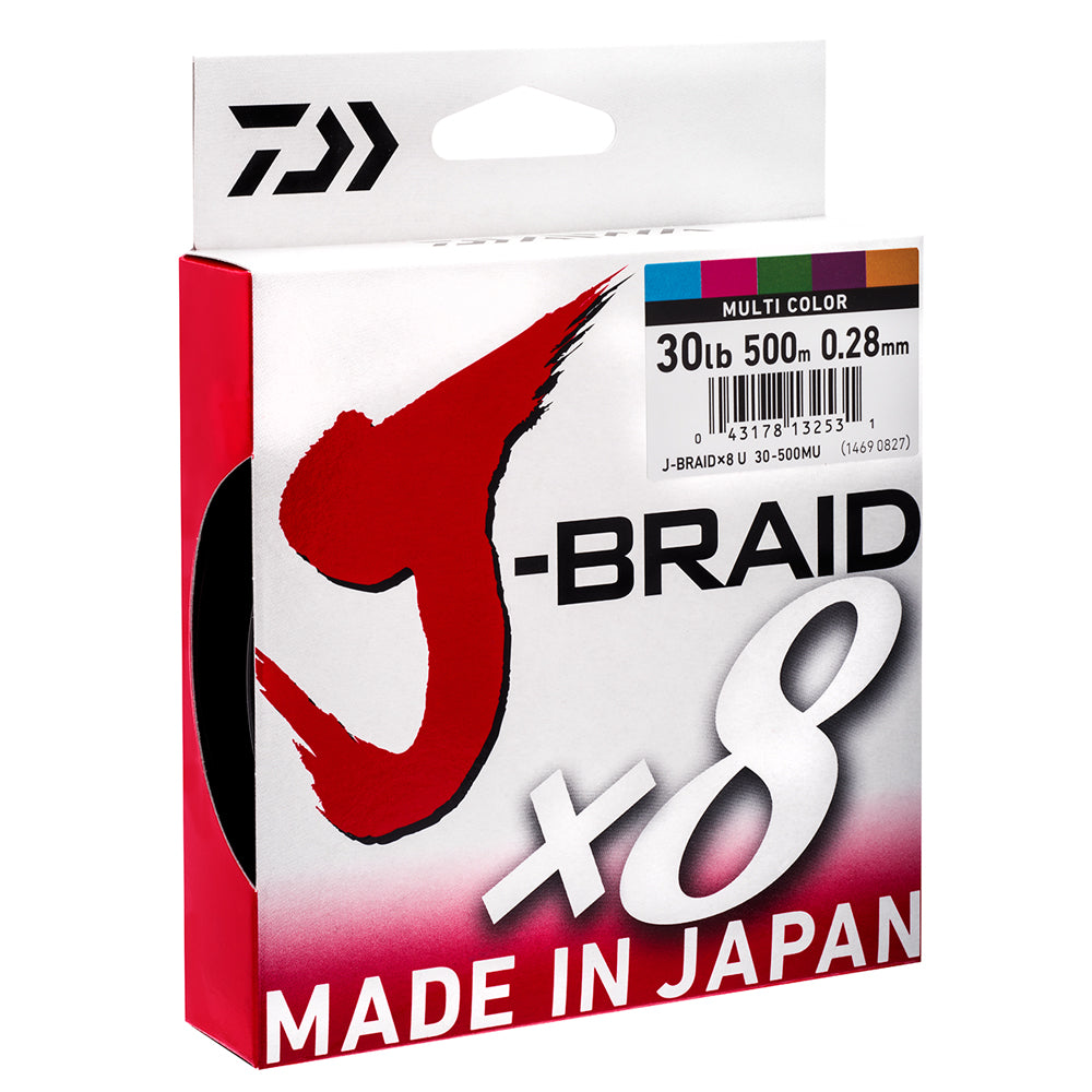 Daiwa J-Braid Multi Colour 300m