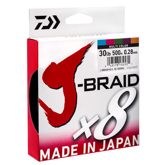 Daiwa J-Braid Multi Colour 300m