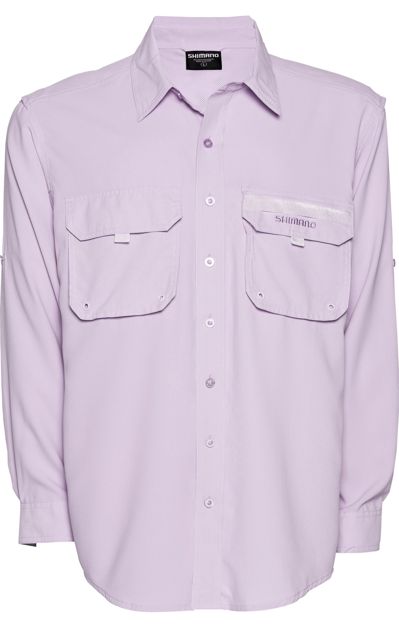 Shimano Ladies Vented Long Sleeve Shirt - Lilac