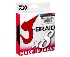 Daiwa J-Braid Multi Colour 500m